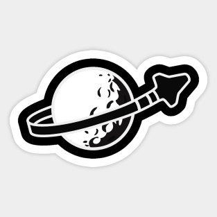 Space Monochrome Sticker